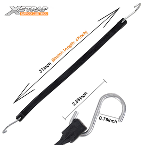 Xstrap 31 pouces <span class=keywords><strong>bâche</strong></span> en caoutchouc sangle extensible cordon <span class=keywords><strong>élastique</strong></span> robuste avec crochets en S <span class=keywords><strong>pour</strong></span> une fixation sûre - Product Image 4