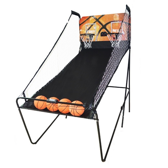2-Player Basketball Shooting Machine with Automatic Scoring | Arcade Game for Home & Commercial Use