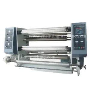 Otomatik kağıt/plastik film Bopp/PVC/PET dilme sarma makinası fabrika fiyat