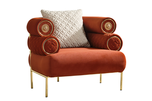 Ensemble de canapés en tissu de luxe légers MR, modernes, simples, luxueux, pour villa, canapés de salon, meubles pour hôtel et appartement - Product Image 4