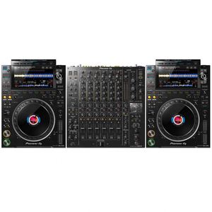 NOUVEAU Pack DJ professionnel haut de gamme 2 CDJ-3000 sans fil avec contrôleur de mixage professionnel 6 canaux DJM-V10 Origine US - Product Image 4