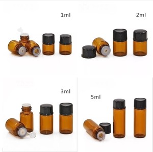 Factory Supply <strong>Mini</strong> Sample <strong>Glass</strong> Vial <strong>Small</strong> <strong>Bottle</strong> for Cosmetic Oil Packaging 1ml 2ml 3ml 5ml - Product Image 6