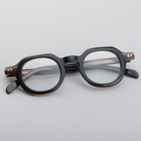 Montures de lunettes optiques de haute qualité, unisexes, pliables, à monture complète, en acétate, vintage, lunettes de lecture, lunettes pour myopie