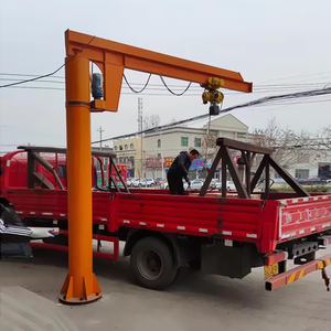 עגורן זרוע (ג'יב) בעל קיבולת גדולה, מסוג עמוד או רצפתי, 1 טון/5 טון, זמין בייצור לפי הזמנה (OEM) עם משלוח מהיר למכירה - Product Image 1