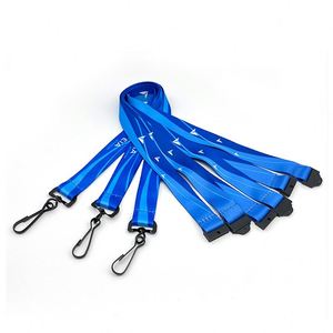 Cordons de cou en polyester avec logo personnalisé, boucles de sécurité de qualité, produit promotionnel avec caractéristiques de sécurité, cadeaux pour événements - Product Image 1