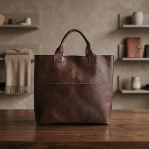 Pochette personnalisée en cuir véritable pour femme, avec fermeture éclair, imperméable, décontractée, durable, grande capacité, légère et portable - Product Image 5