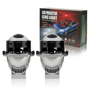 Foco LED Súper Brillante de 80W 10000lm 12V 3 Pulgadas H4 6000K con Lente Proyector Bi-LED K111 para Coche Universal - Product Image 1