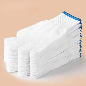 قفازات عمل قطنية قابلة للتخصيص، قفازات واقية 100% قطن للاستخدام في البناء والمصانع والمزارع - Product Image 4