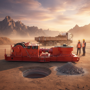 Plateforme de forage de puits d'eau SPS1000, profondeur 1000 m, table rotative, entraînement mécanique pour l'exploration géothermique et pétrolière - Product Image 4