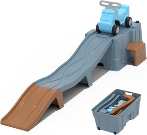 Juguete Montable para Niños al por Mayor, Coche de Empuje con Rampa, Set de Juego para Niños Pequeños, Tobogán de Plástico, Pista de Juguete de Montaña Rusa Ascendente y Descendente - Product Image 1
