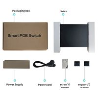 Switch PoE Tidak Terkelola 8 Port PoE dengan 2 Uplink Gigabit & 1 Port SFP 120W Chip PSE Standar