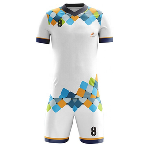 Camisetas de Fútbol Personalizadas por Sublimación para Hombre y Jóvenes, Uniformes Transpirables con Cuello Redondo en Tallas Personalizadas, 100% Poliéster, Colores y Logotipos Personalizados - Product Image 5