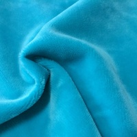 Rembourrage en polyester de haute qualité, tissu en peluche, douce, brossée, cristal, velours, polaire, prix au mètre, 1 pièce
