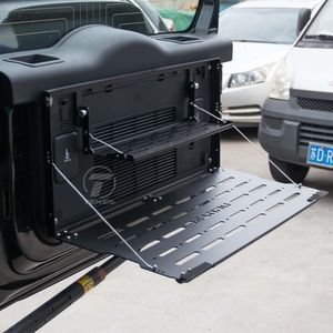 Estante de Almacenamiento Trasero de Aluminio de Alta Calidad, Diseño Defender Negro, con Fácil Instalación para JETOUR T2 Traveler SUV por TENES - Product Image 5