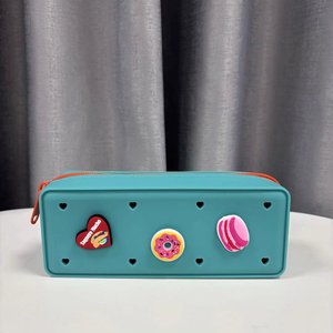 Mới Bán Buôn Lỗ Silicone Mỹ Phẩm Bút Chì Trường Hợp Văn Phòng Trường Văn Phòng Phẩm Kid Sáng Tạo DIY Bút Túi Đa Chức Năng Lưu Trữ Pouch - Product Image 5