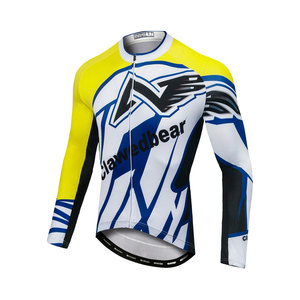 Full Sublimation Cycling Jersey UPF50+ Anti UV <b>Road</b> MTB Bike Riding Top Men Professional Racing Bicycle Jersey with <b>Back</b> Pocket - Product Image 2
