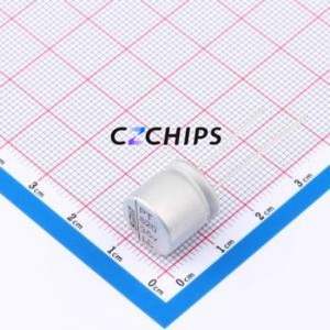 Condensador Sólido NPTL1251V821MJTM, Componente de Montaje en Orificio (THT), D12.5xL12.5mm 820uF 20% 35V 12.5mm - Product Image 1