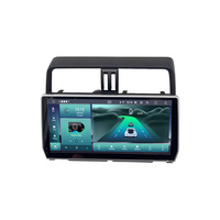 HFMidia 12.3 inci Untuk Toyota Prado 2018 Pemutar Multimedia Mobil Mendukung Pemutaran Video Wireless CarPlay Android Auto dan GPS