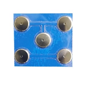 Goede Kwaliteit Enkele Laag Met Zelfklevende Waterdichte Ronde Roestvrijstalen Metalen <span class=keywords><strong>Dome</strong></span> <span class=keywords><strong>Array</strong></span> Voor Oortelefoon Plug Toetsenbord - Product Image 2