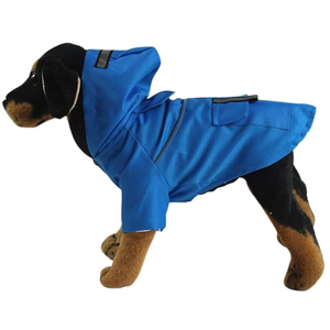Chubasquero impermeable <span class=keywords><strong>para</strong></span> <span class=keywords><strong>perros</strong></span>, tira reflectante con capucha, Poncho con gancho, capa de <span class=keywords><strong>lluvia</strong></span> con cremallera de doble capa, chaqueta con capucha <span class=keywords><strong>para</strong></span> <span class=keywords><strong>perros</strong></span> - Product Image 1