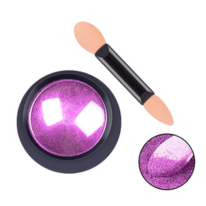 Poudres pigmentées pour nail art effet miroir chrome et acrylique, imperméables, longue tenue, naturelles, 12 couleurs - Product Image 6