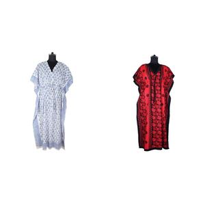 Caftan Long de Style indien moderne, pas cher, - Product Image 1