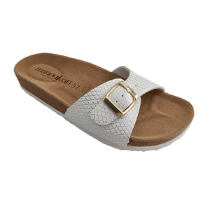 Zapatillas de casa de microfibra EVA para mujer, sandalias de Pu de serpiente, calzado de poliester, para exteriores, Color personalizado - Product Image 4