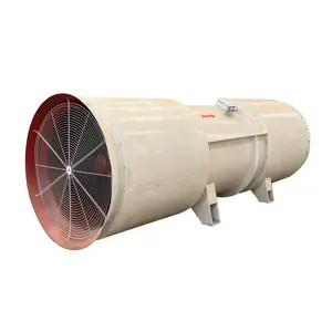 High Efficiency Fkz 110Kw 3000Cfm Ventilation And Explosion-Proof Stainless Steel 316 Tunnel Fan For Chemical Industry