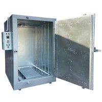Four électrique industriel JINHAI CE contrôlé par PLC pour le séchage et le durcissement de la peinture en poudre sur les jantes de voiture