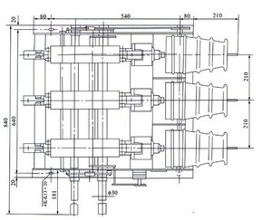 Sản xuất fn12 điện áp cao 12kv 24KV 630A trong nhà ba giai đoạn lbs <span class=keywords><strong>disconnector</strong></span> 3 cực tải phá vỡ chuyển đổi - Product Image 5
