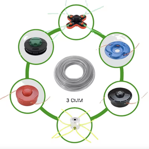 Parti tosaerba LUSQI erba fresa corda per diserbo 1LBx3MM tonda 45m <span class=keywords><strong>filo</strong></span> di <span class=keywords><strong>acciaio</strong></span> <span class=keywords><strong>filo</strong></span> di Nylon Trimmer per erba - Product Image 1