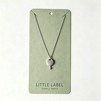 Étiquettes porte-colliers en papier multi-usages personnalisées pour les boutiques en ligne et en ligne-physique – Cartes de présentation de colliers pour merchandising
