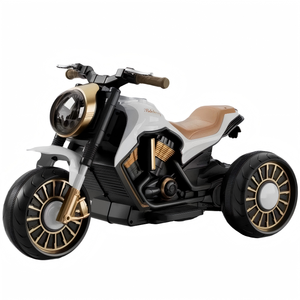 <span class=keywords><strong>Moto</strong></span> électrique à 3 roues pour enfants, jouet à conduire 6V7AH à double moteur, cruiser vintage avec musique Bluetooth pour les tout-petits - Product Image 3