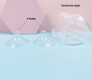 Protège-mamelons en silicone personnalisé sans BPA, durable et lavable pour l'allaitement des nouveau-nés de 0 à 12 mois - Product Image 5