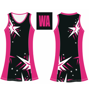 ピンクデザインのネットボールドレスAU NZネットボールユニフォーム独自のトレーニングネットボールジャージー - Product Image 2