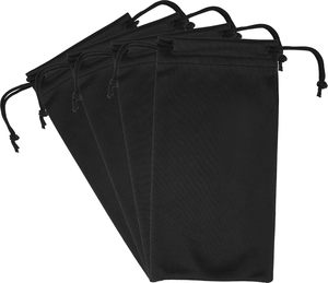 שקית רכה עם שרוך להתאמה אישית למשקפי ראייה ומשקפי שמש, מיקרופייבר, 9*18 ס\\\"מ, סיטונאי, מוכנה למשלוח - Product Image 2