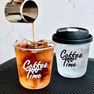 Gobelet en plastique personnalisé de 16 oz pour Bubble Tea, lait glacé, thé au lait, avec couvercles en dôme, gobelet Boba en forme de U imprimé sur mesure - Product Image 3