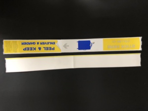 Tùy chỉnh giá rẻ trống nhiệt dính hành lý tuyên bố thẻ trên cuộn tgage cliam Sticker thẻ - Product Image 2