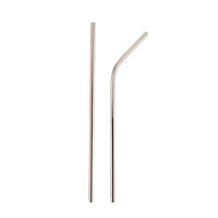 Escova de limpeza reutilizável de metal, canudo de aço inoxidável 304, milkshakes, escova limpadora