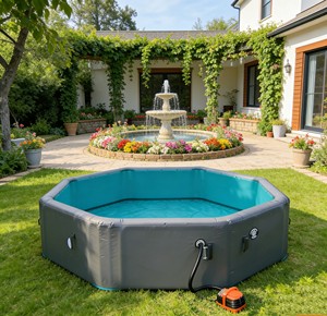 <span class=keywords><strong>Piscine</strong></span> gonflable portable d'extérieur <span class=keywords><strong>pour</strong></span> enfants et adultes, durable, grande <span class=keywords><strong>piscine</strong></span> gonflable <span class=keywords><strong>pour</strong></span> la baignade - Product Image 3