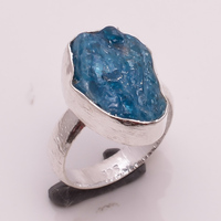 Bague classique pour femme en argent sterling 925, bijoux en argent fin faits à la main avec pierre précieuse naturelle de quartz rose brut, pour mariage