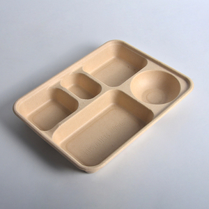 Khay Thức Ăn Phân Hủy Sinh Học 3 <span class=keywords><strong>4</strong></span> 5 Khay Takeway Có Nắp - Product Image 6