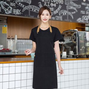 Ensemble en coton et gants de four unisexes, tablier de cuisine réglable en nylon pour la cuisson et le salon - Product Image 1
