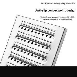غطاء تصريف حديث من الفولاذ المقاوم للصدأ 201/304 سميك للمطبخ والحمام وحوض الاستحمام والمستشفيات والفنادق - سهل التنظيف وصديق للبيئة - Product Image 4