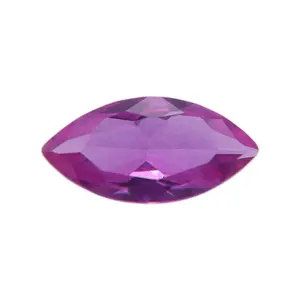 3# Synthetic Marquise Shape Loose Gemstone Corundum Ruby