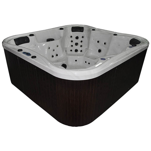 Rohs Luxury Outdoor Jacuzzi 5 Person 45 Jets Freestanding Massage Spa Whirlpool Bathtub