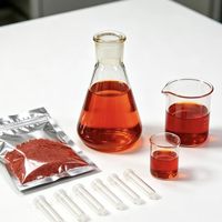 Capsanthine liquide rouge pur naturel de qualité alimentaire, colorant alimentaire rouge paprika haute stabilité en bouteille pour confiserie