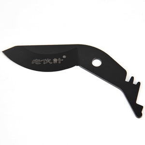 Cuchilla de repuesto Lao He Ji para tijeras de podar, 60 mm, forma de pico negro, acero SK5, acero para herramientas - Product Image 1