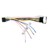 Adaptateur de harnais métallique, 16 broches, pour autoradio Android, connecteur de câble d'alimentation universel