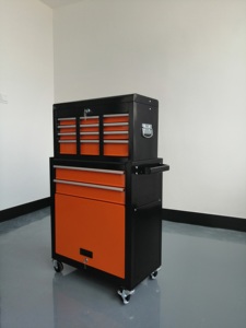 Ce 8 ngăn kéo đôi cửa kim loại cán kết hợp có thể khóa công cụ tủ cho hội thảo công cụ lưu trữ - Product Image 4